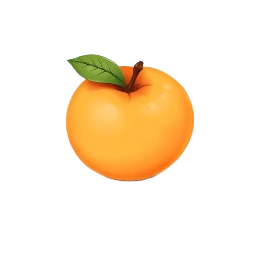 Apricot illustration representing baby's stomach size at Day 7