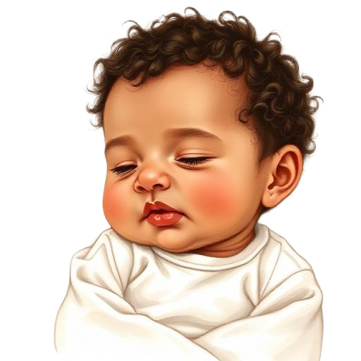 Baby cooing softly